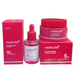 Medicube Tax Niacinamide Capsule cream 55g+ Medicube Tax Niacinamide 15 Serum 30ml Combo